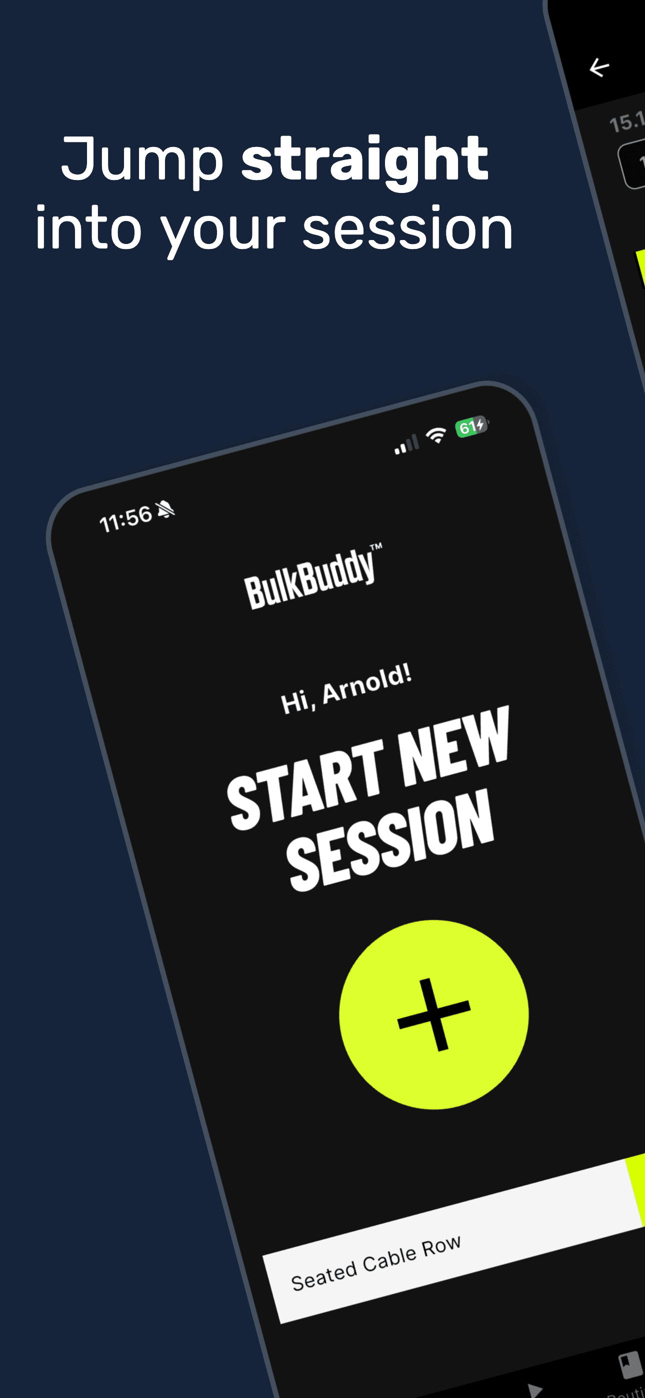 BulkBuddy home screen
